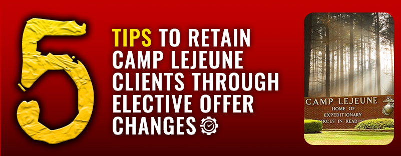Camp Lejuene Elective Option 5 Tips