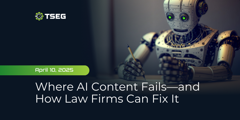 Where AI Content Fails—and How Law Firms Can Fix It - TSEG